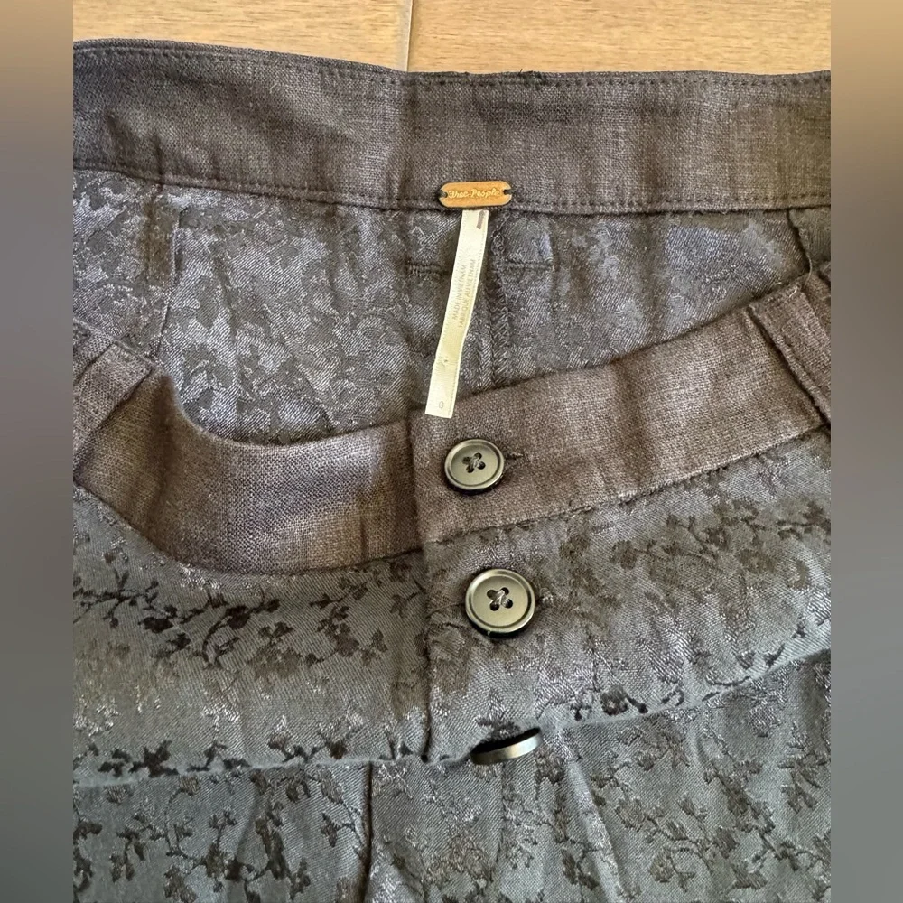 NWOT Free People Claudia Tap Shorts-Black